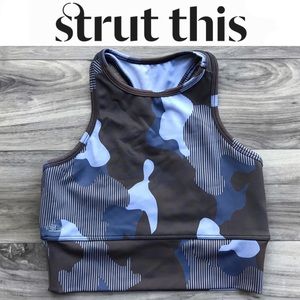 Strut This Bowie Sports Bra in Camo